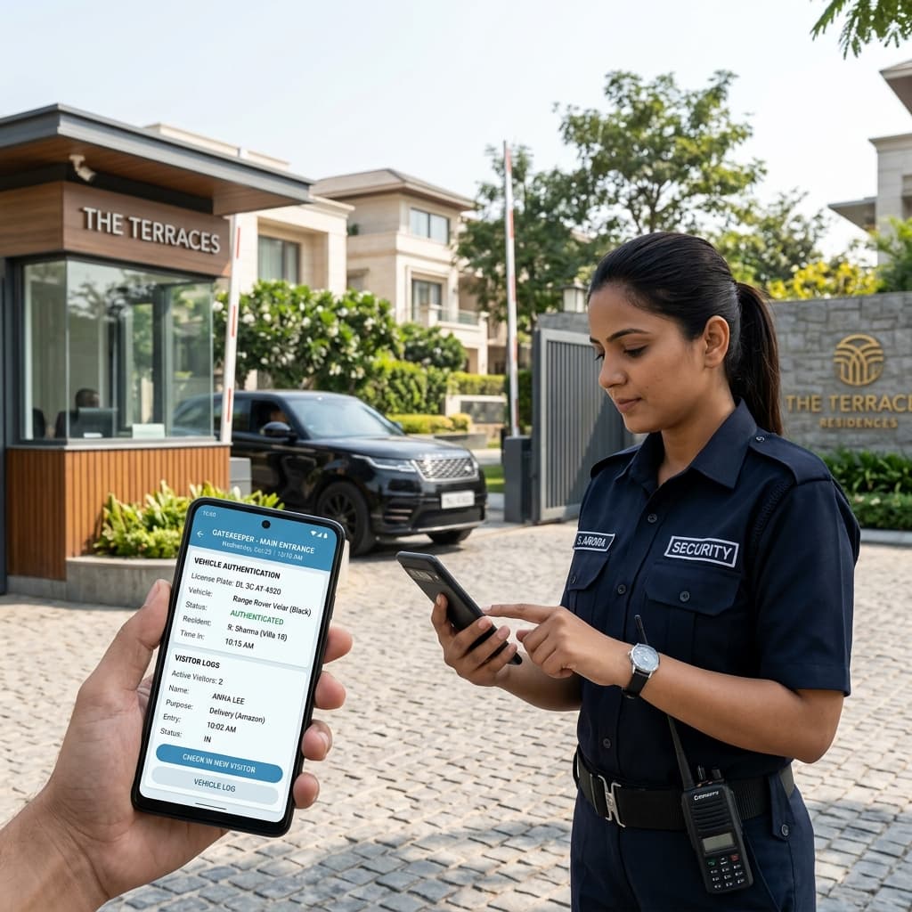 Residential Societies & Gated Communities — VeiloScan QR access control